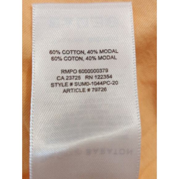 Aritzia The Group Babaton Soft Apricot V Neck Cotton Blend Top Womens Medium NWT - Picture 5 of 7